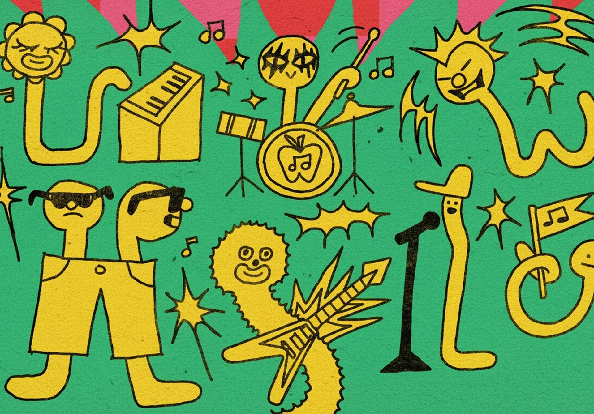 Fofanov Music Festival — worm earworm character