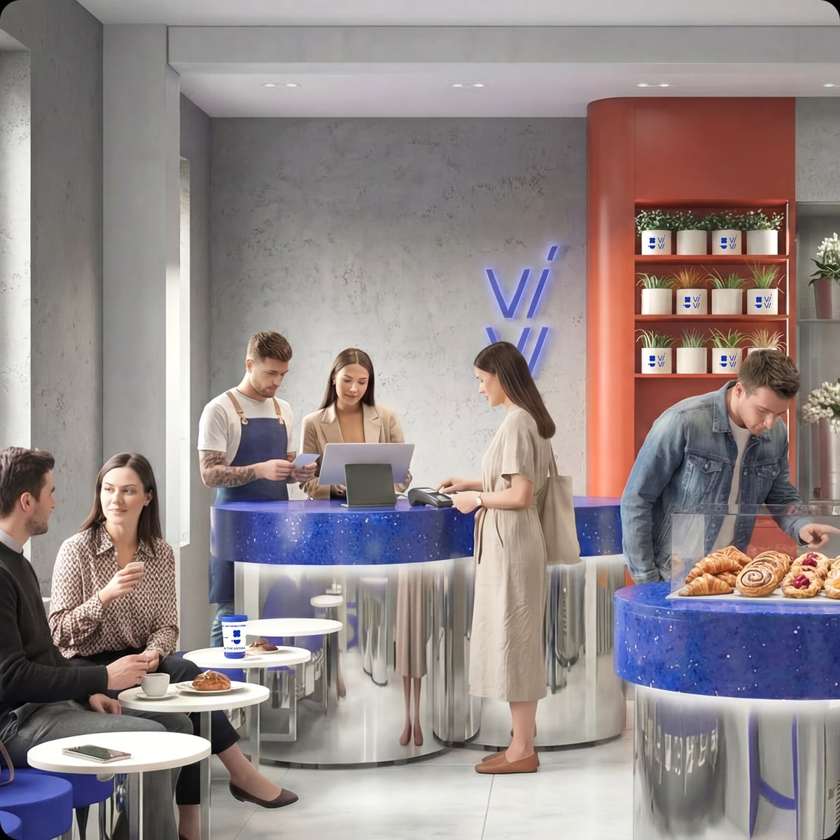 Vivi cafe interior