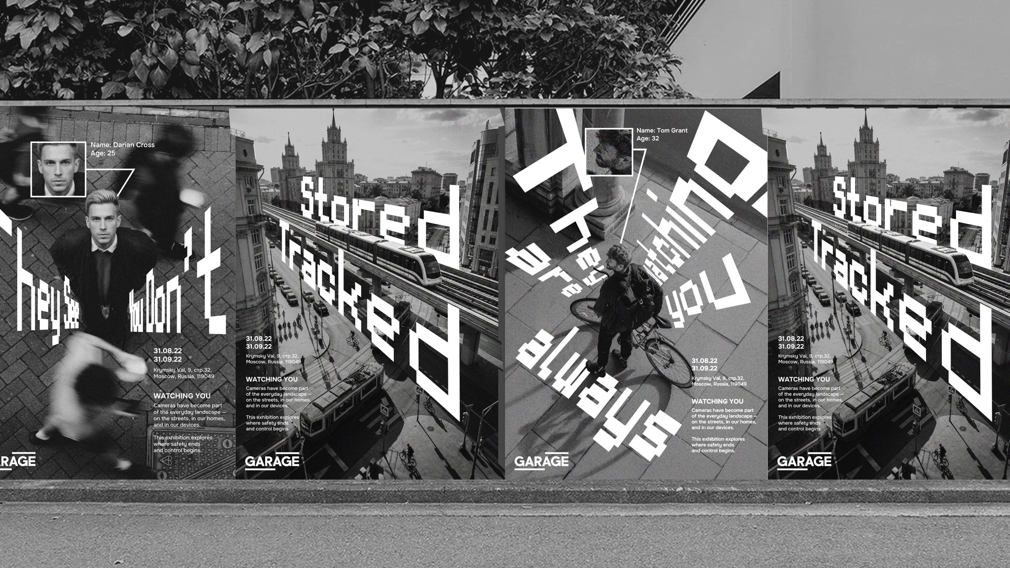 Exhibition billboards across the city