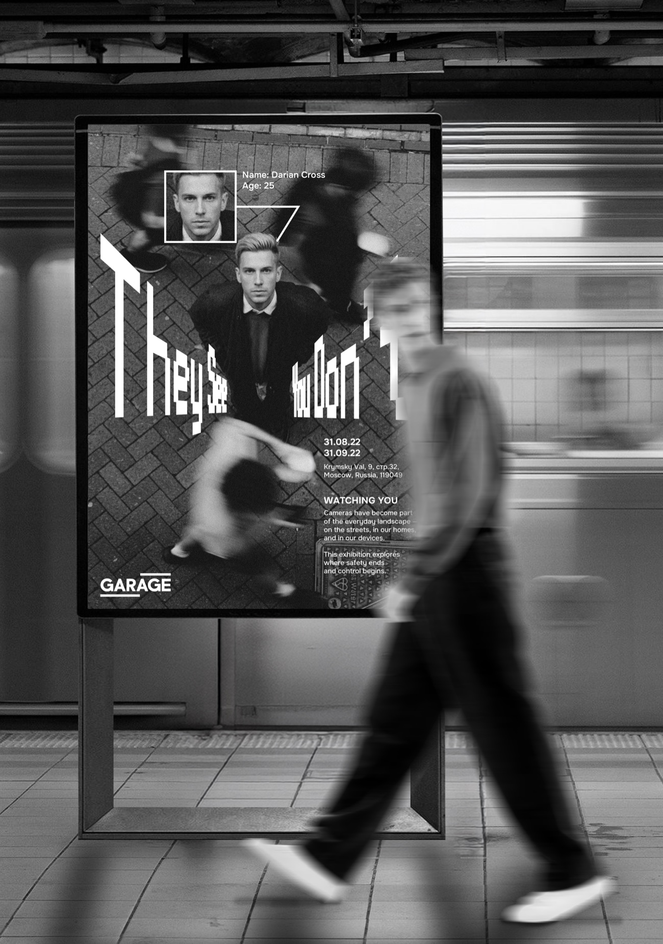 They are watching — metro poster